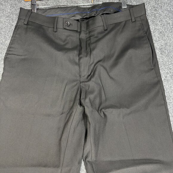 Lauren Ralph Lauren Black Label Pants Mens 36 Black Stretch Straight Leg Pockets - Picture 3 of 6